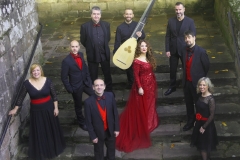 Coro-Ars-Poliphonica-soprano-Estrella-Cuello-barítono-David-Rubiera-y-tiorbista-Francisco-Lopez-en-el-Santuario-de-las-Caldas